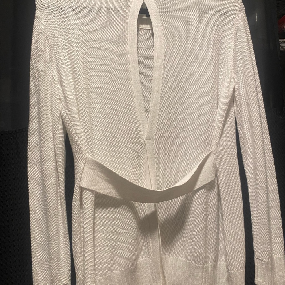 Lulu Lemon sweater with cute back and thumb holes!
